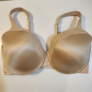 Lilyette  Trimmed Underwired  Beige Bra 38DD